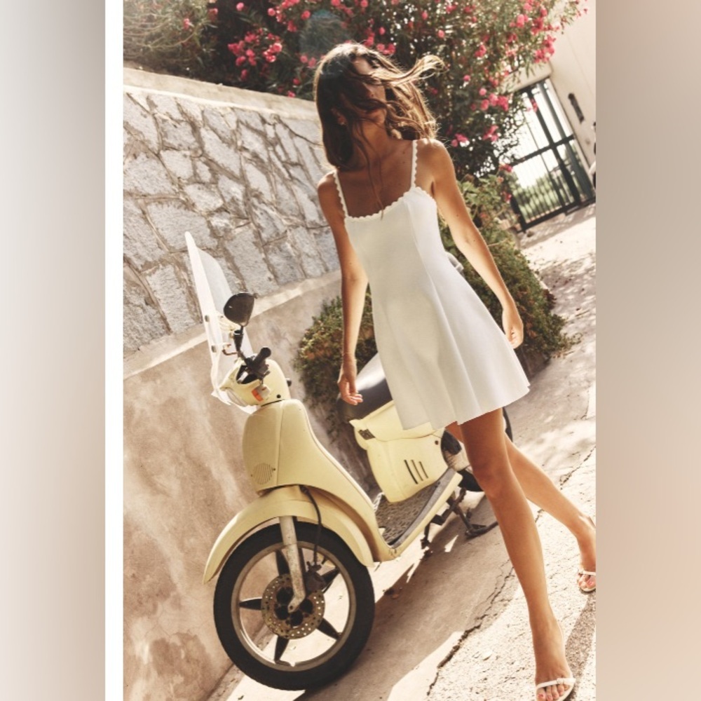 NWT Zara white dress size L